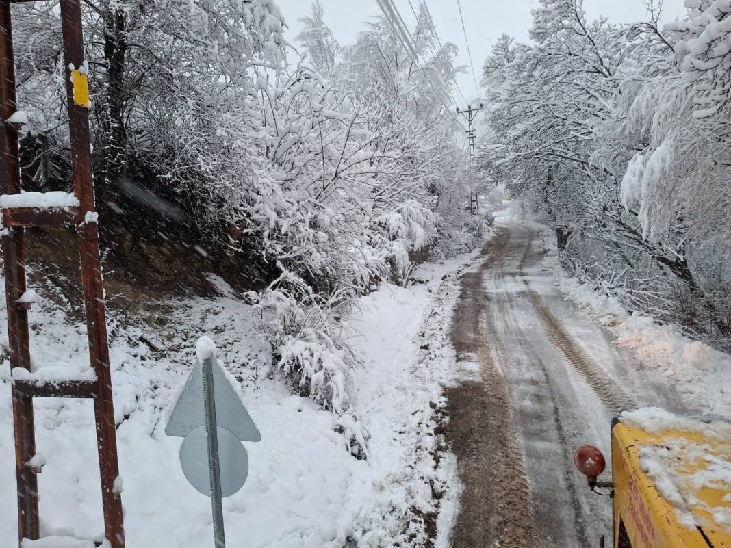 Konya'dan kar manzaraları: Bu 11 konum bembeyaz 6