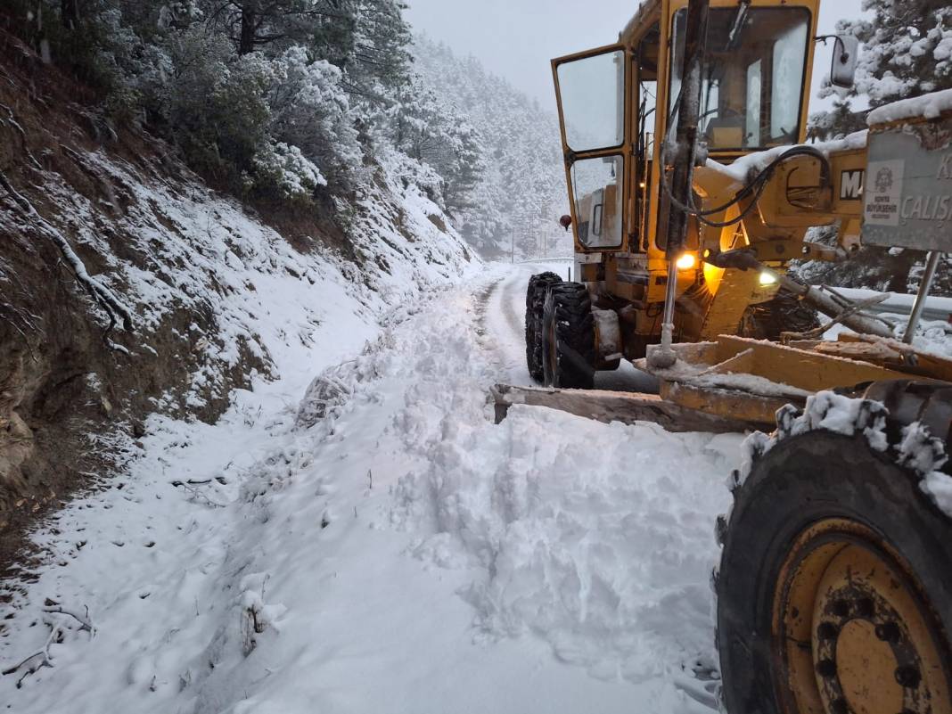 Konya'dan kar manzaraları: Bu 11 konum bembeyaz 8