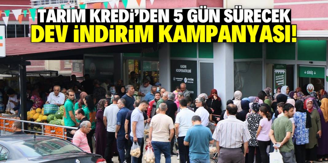 Tarım Kredi'den 5 gün geçerli dev indirim! Bu 16 ürün çok ucuza satılacak 1