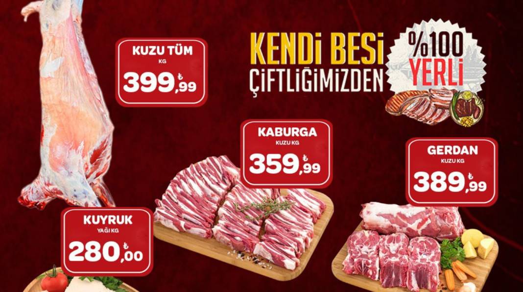 Konya'da bu kasap 399 liraya tüm kuzu eti satacak! İşte konumu 10