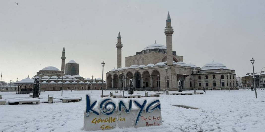 Konya'da kar yağışı beklenen 14 ilçe açıklandı! İşte tam liste 2