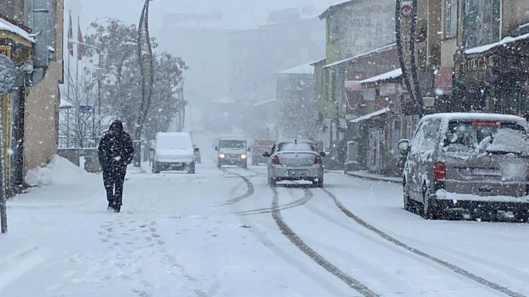Konya'da kar yağışı beklenen 14 ilçe açıklandı! İşte tam liste 4