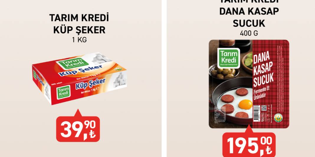 Tarım Kredi 195 liraya dana sucuk satıyor! 81 ilde geçerli 6