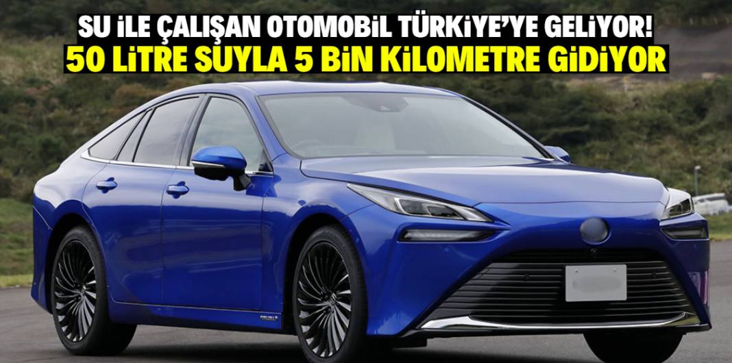 Su ile çalışan otomobil Türkiye'ye geliyor! 50 litre suyla 5 bin kilometre gidiyor 1