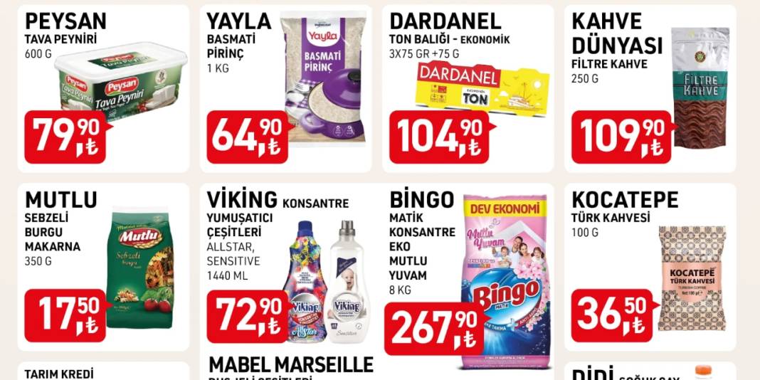 Tarım Kredi 20 ürüne dev indirim yaptı! Yetişen alıyor 8