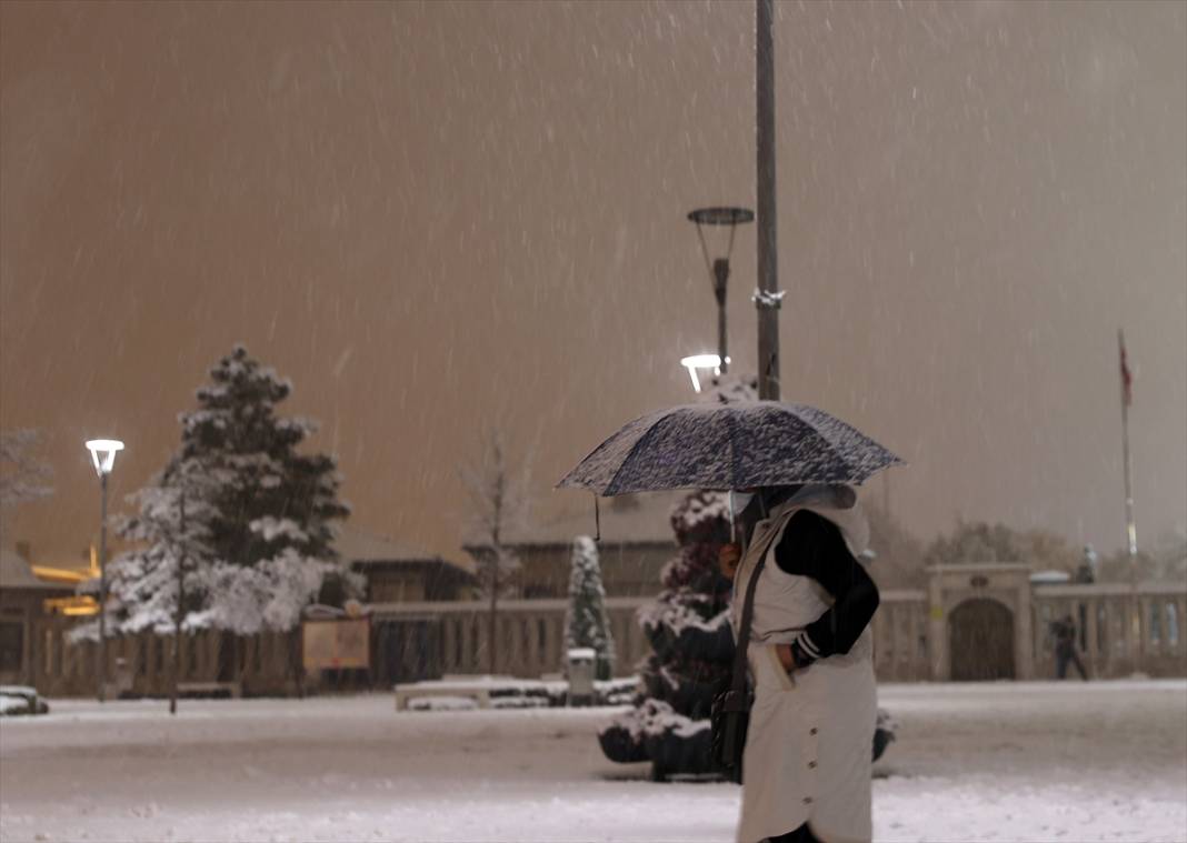 Konya merkeze bu tarihte kar yağacak 9