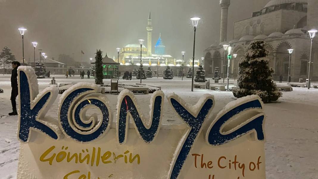Konya'ya yeni kar yağışı müjdesi! Bu tarihte geliyor 3