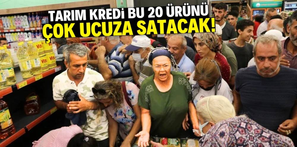 Tarım Kredi bayram kampanyasını duyurdu! Bu 20 ürün çok ucuza satılacak 1
