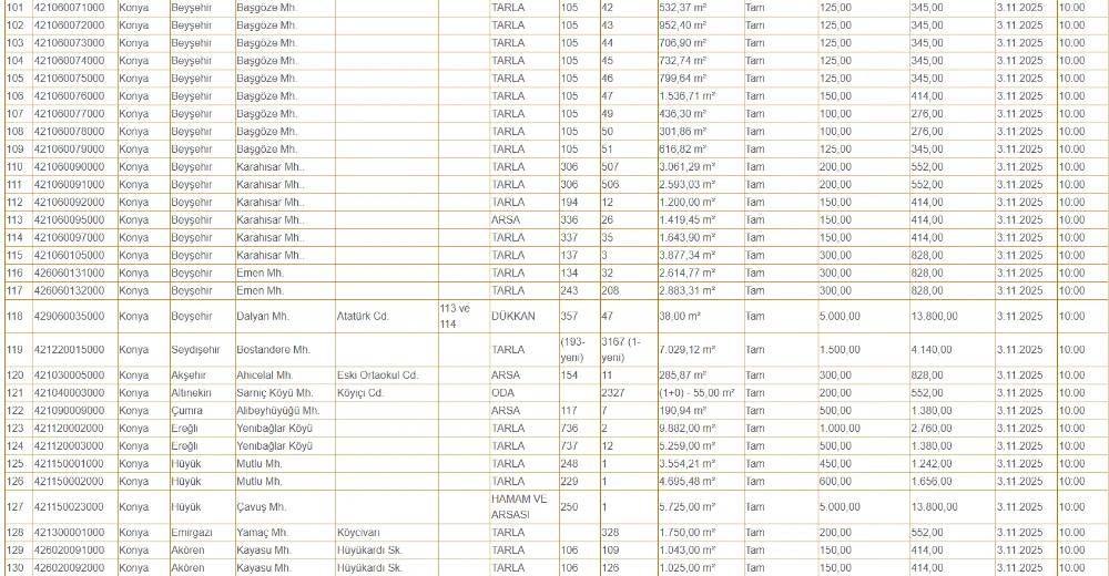 Konya'da 200 gayrimenkul çok ucuza kiraya verilecek! Ayda sadece 2500 lira 7