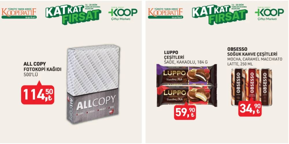 Tarım Kredi 70 ürüne dev indirim yaptı! Son 3 gün 8