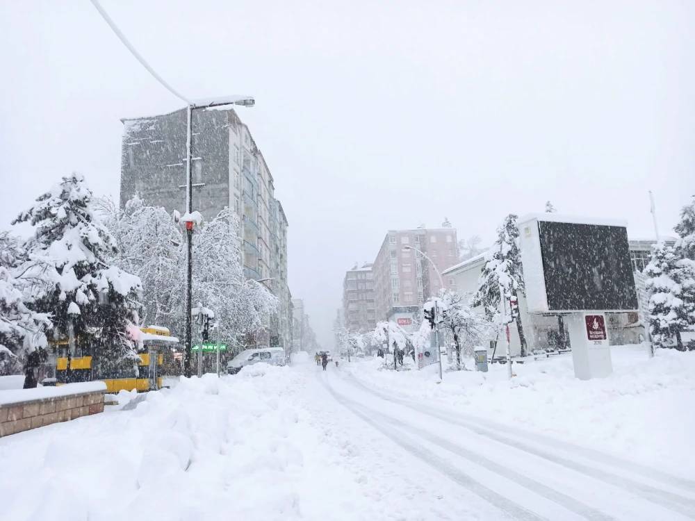 Konya'nın 14 ilçesine 4 gün sürecek kar yağışı geliyor 2