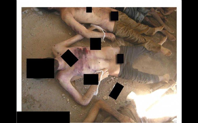 Suriye'de insanlık dışı görüntüler 8