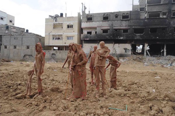Gazze'de savaşa inat sanata devam 1