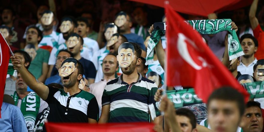 Konyaspor-Beşiktaş maçından enstantaneler