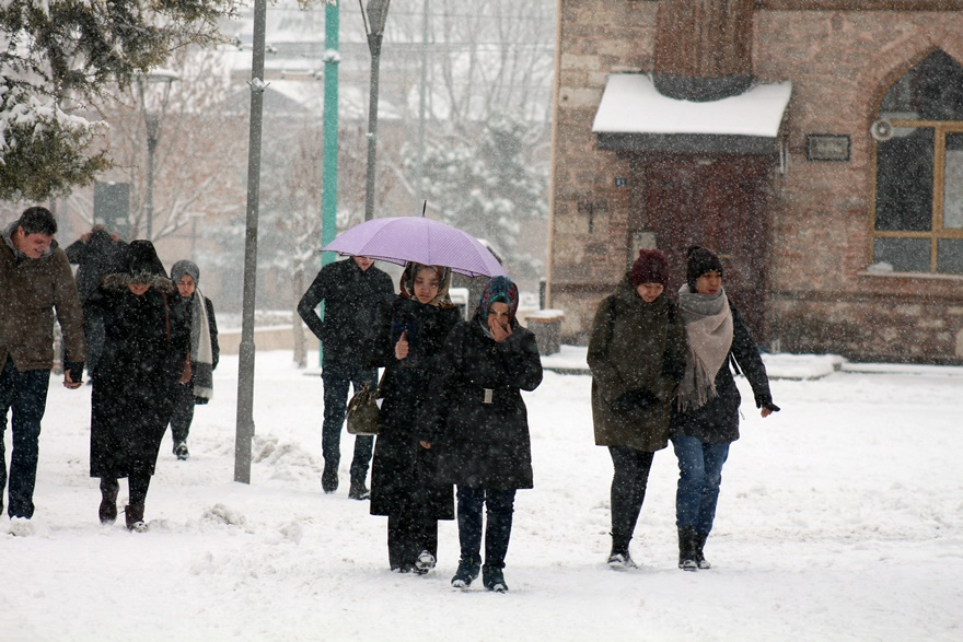 Konya'dan kar manzaraları 14