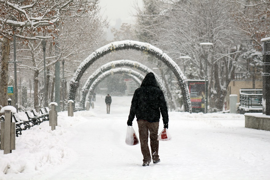 Konya'dan kar manzaraları 15