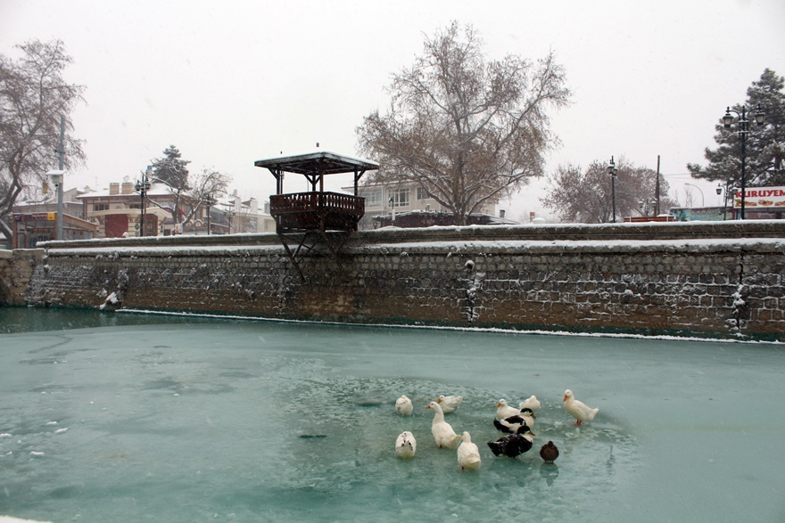 Konya'dan kar manzaraları 21