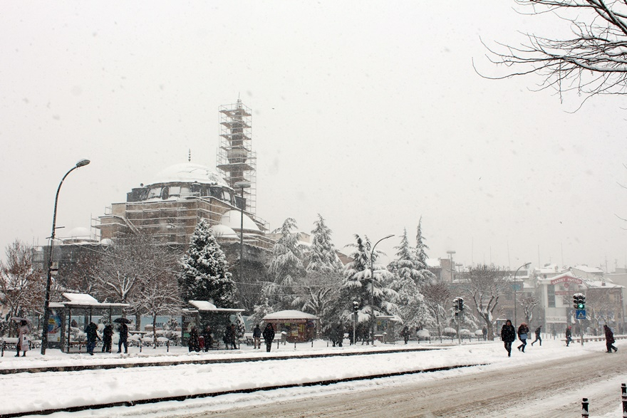 Konya'dan kar manzaraları 24