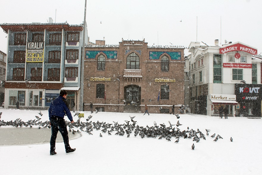 Konya'dan kar manzaraları 26