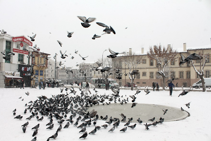 Konya'dan kar manzaraları 27