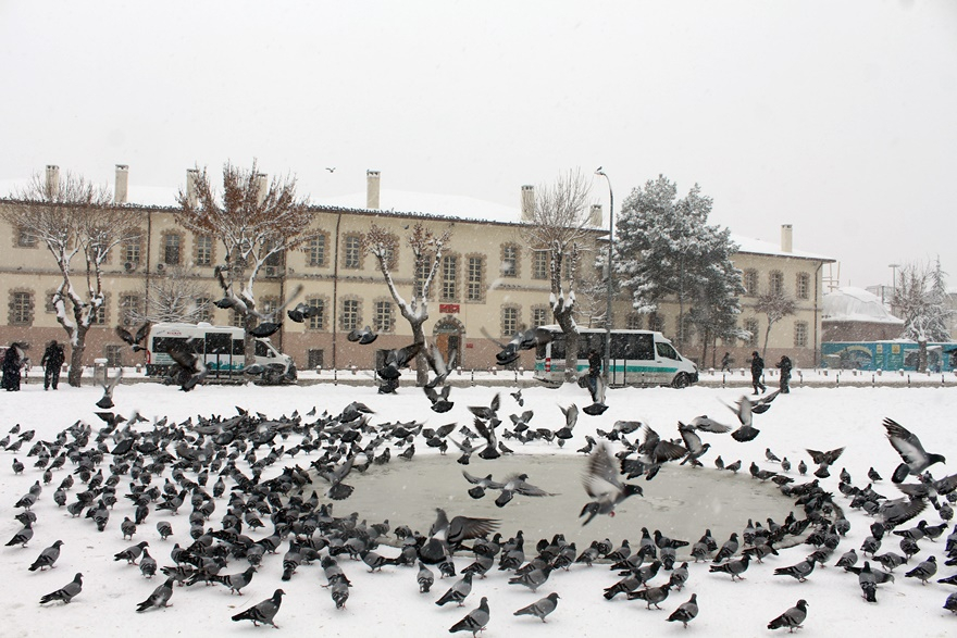 Konya'dan kar manzaraları 28