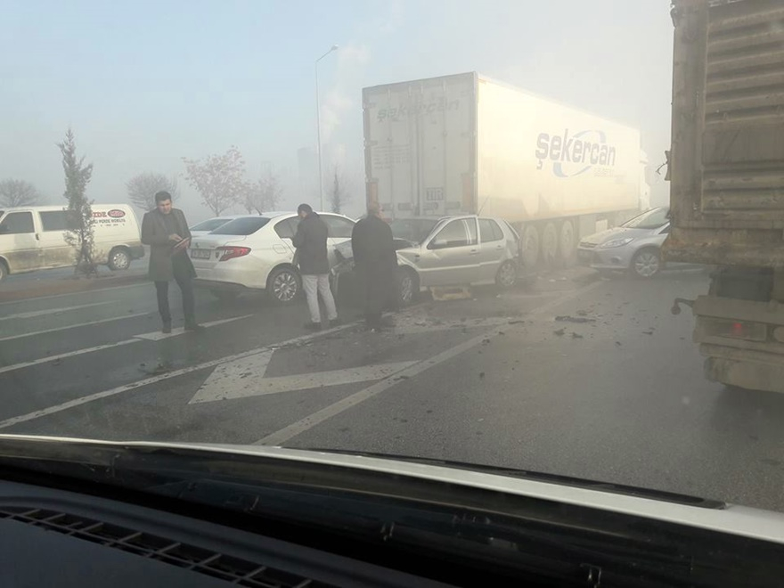 Konya'da Zincirleme kaza: 1 ölü 5