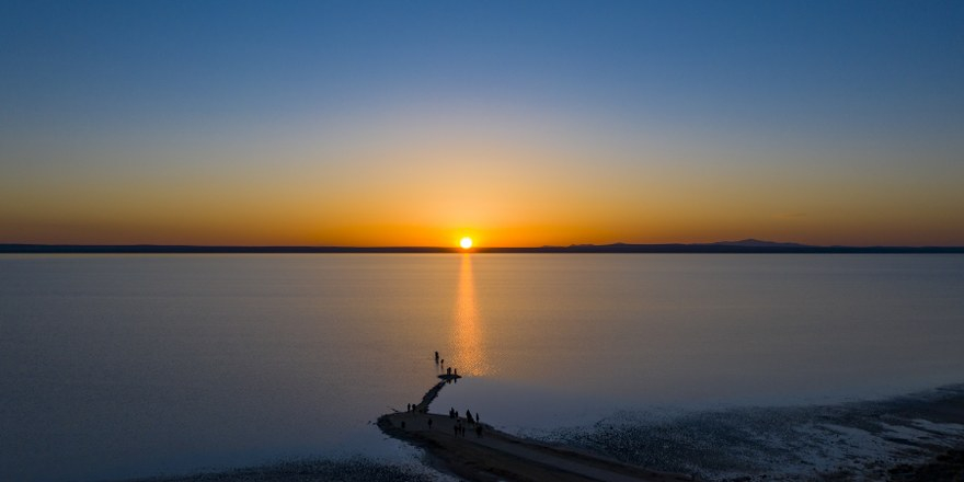 Tuz Gölü'nde gün batımı 6