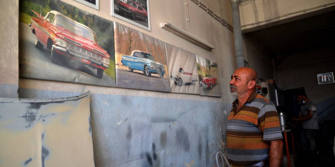 Konya'da klasik otomobil tutkunu Mustafa Havuçcuoğlu, hurda otomobilleri eski ihtişamına kavuşturuyor 8