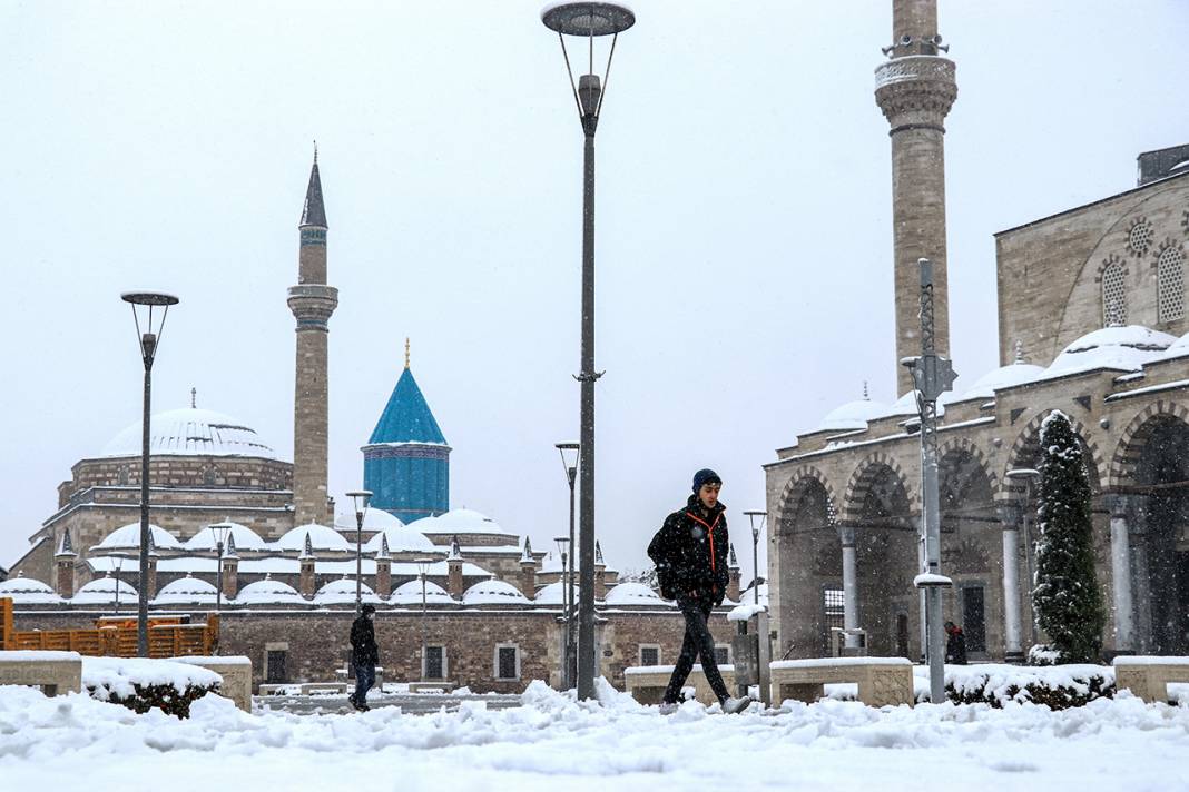 Konya'da bu tarihe kadar kar yağışı beklenmiyor 10
