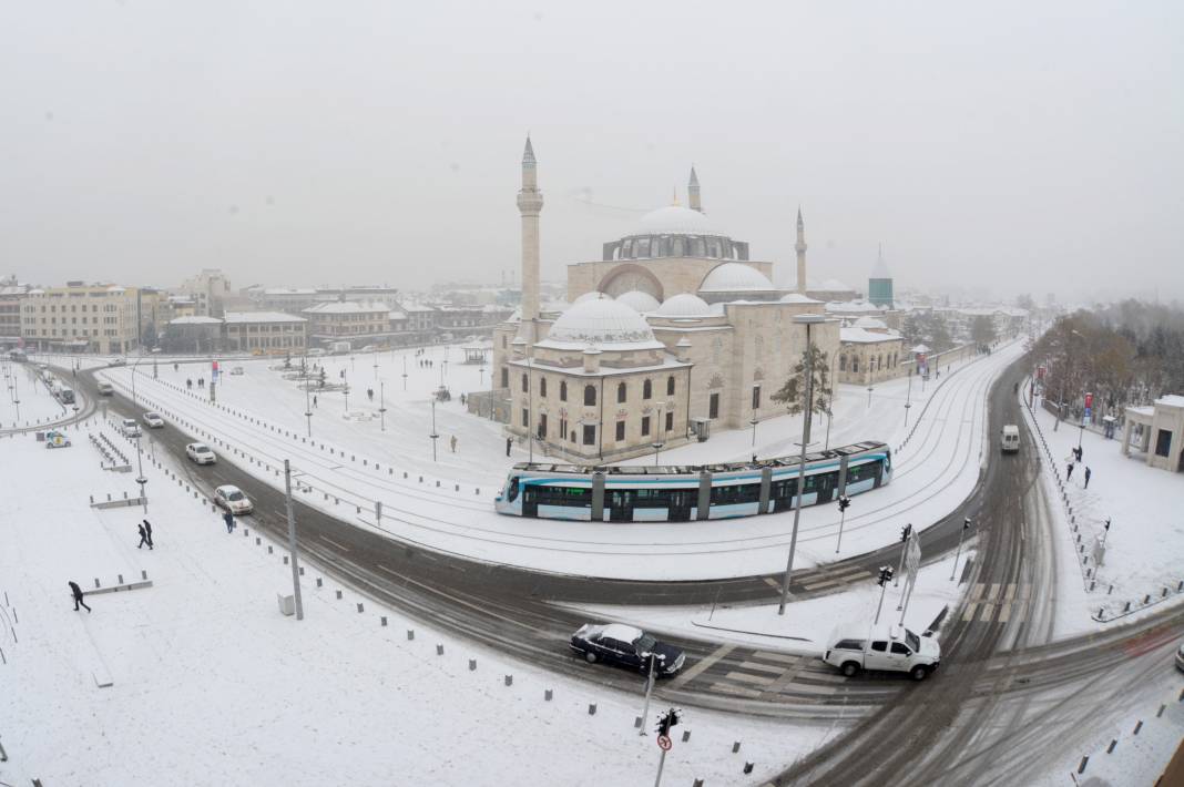 Konya'da bu tarihe kadar kar yağışı beklenmiyor 8