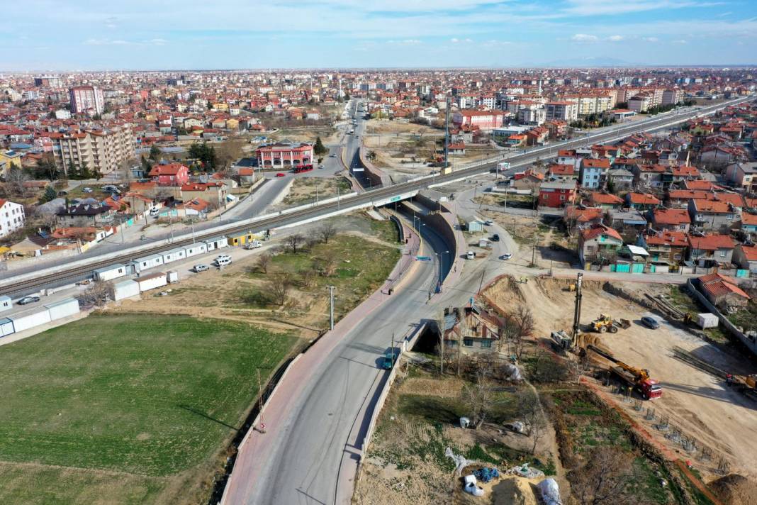 Konya şehir merkezi Antalya yoluna yeni alt geçitle bağlanacak 3
