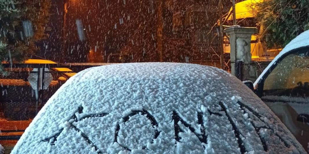 Hava sıcaklığının düşeceği Konya'da kar bekleniyor 2