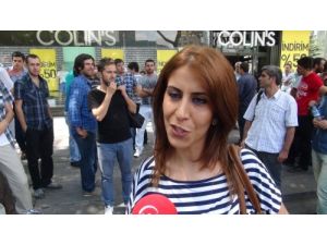 28 Şubat Mağduru Öğretmenler Eylem Yaptı