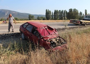 Beyşehir'de trafik kazası: 2 yaralı