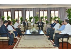 Vali Coş Yeni Ato Başkanı Menevşe’ye ‘hayırlı Olsun’ Ziyareti