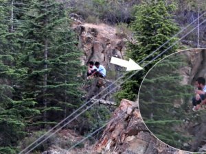 Maceracı gençler mahsur kaldı