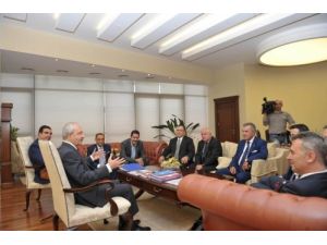 Fikret Orman, Kılıçdaroğlu'nu Makamında Ziyaret Etti