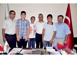 Lys Ve Sbs Şampiyonları Başkan Şanverdi’yi Ziyaret Etti