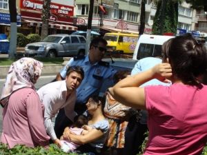 Annesi Sıcaktan Bayıldı, Vatandaş Bebeği Susturamadı