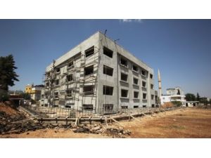 'Hep Boş Kalsın' Temennisiyle Temeli Atılan Kadın Konuk Evi Tamamlanmak Üzere