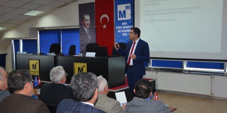 Konya SMMMO’da seminer