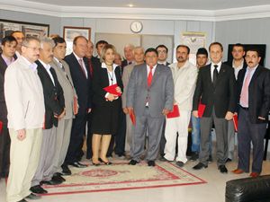Ereğli’de hayırsever iş adamlarına plaket