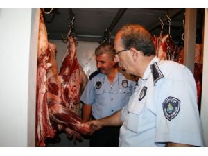 Karapınar'da kasaplar denetleniyor