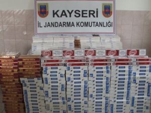 Jandarmadan Kaçak Sigara Operasyonu