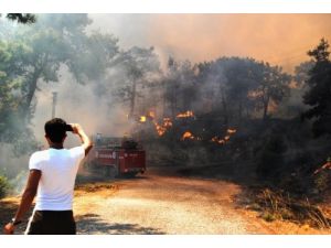 Manavgat Türkbeleni'nde Yangın Soğutma Çalışmaları Başladı