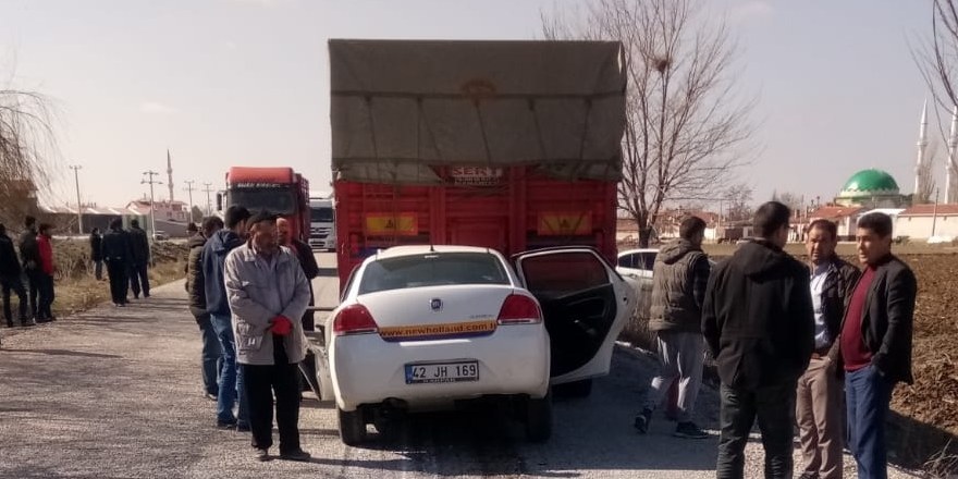 Konya'da trafik kazası: 1 ölü