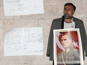 PKK ve yaşananları protesto etti