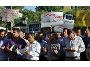 Midyatlılar Mısır'da Ordunun Yaptığı Katliamı Protesto Etti