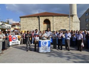 Mısır'da Yapılan Katliam Bolu'da Da Protesto Edildi