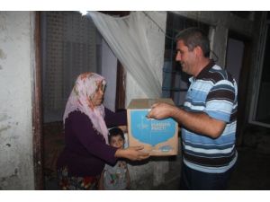 Birecik’te 100 Aileye Gıda Yardımı